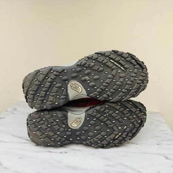 The North Face Primaloft 200 Gram Insulation Orange Snow Boots Women’s Size 7 - Picture 8 of 10